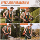 🔧 Universele Schouderriem voor Grasmaaiers – Past op de Meeste Merken en Modellen, Eenvoudig te Bevestigen, Verhoogt het Werkcomfort 🛠️✅