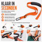 🔧 Universele Schouderriem voor Grasmaaiers – Past op de Meeste Merken en Modellen, Eenvoudig te Bevestigen, Verhoogt het Werkcomfort 🛠️✅