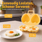 🍳 1+1 GRATIS! Snelle Magnetron Eierpocheerder – Met Schattige Hart- en Bloemvormen – Perfect voor een Gezond en Feestelijk Ontbijt ☀️💖