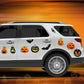 🎃2+1 GRATIS! Gloei in het Donker Halloween Auto-Stickers – Maak je Auto Griezelig en Opvallend voor Halloween 🎃👻