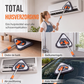 Multifunctionele Driehoekige Dweil met Verstelbare Steel – Perfect voor Vloeren, Ramen, Plafonds en Moeilijk Bereikbare Hoeken 🧽✅