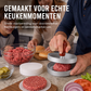 🎁 2+1 GRATIS! Hamburgerpers met Houten Handgreep – Maak Perfecte, Gelijke Burgers in Seconden 🍔👨‍🍳