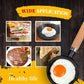 🍳 2+1 GRATIS + 50% KORTING! Gezonde Mini Gietijzeren Koekenpan – Antiaanbak, Houten Handvat, Perfect voor Porties en Snacks. Op Voorraad! 📦🔥