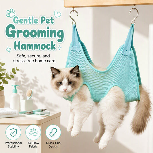 💪 2+1 GRATIS! Veilige Verzorgingshangmat voor Huisdieren – Sterke Bevestiging, Houdt je Huisdier Stabiel en Rustig, Zonder Extra Handen. Ideaal voor Grote en Kleine Honden! 🐶✅
