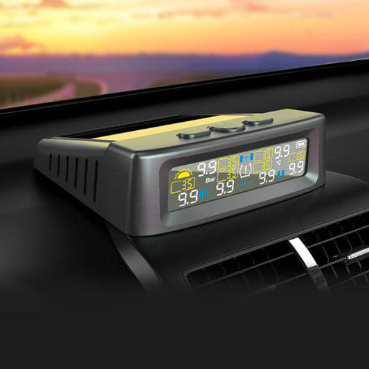 🛠️ Universele Zonne Tire Pressure Monitor – Eenvoudige Installatie, Geschikt voor Auto's, SUV's en Campers. Houd je Banden Altijd in Topconditie! 🚙💪