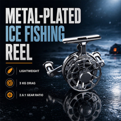 🎣 Lichtgewicht Metalen Visreel met Dubbele Hendel – Soepele Actie, Sterke Constructie en Perfecte Balans voor Elke Hengelaar ✨
