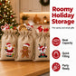 🎄⛄Losse snoepjes en cadeautjes netjes verpakt in seconden – Kerst Jute Cadeauzakjes met Trekkoord | 29 Designs 🎁🎄