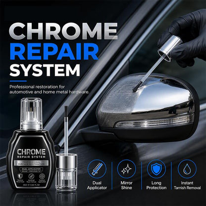🛠️ Koop 1, krijg 1 GRATIS! Professionele Chroom Reparatiepen | Voor het Bijwerken van Kleine Krassen & Slijtage | Eenvoudig in Gebruik | Handig voor Auto & Metalen Oppervlakken
