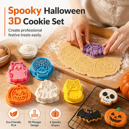 Halloween-koekjesvormpje in de vorm van een mini-schedel