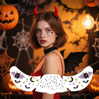 🎃👻 50% OFF TODAY! Create a Spooky Halloween Look in Seconds — No Messy Face Paint, Just Easy Water-Transfer Tattoos!