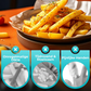 🍟 Multifunctionele 4-in-1 Frietensnijder – Perfect voor Friet, Groenten en Fruit in Seconden!