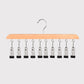 🎁 2+1 GRATIS! Multi-Clip Houten Hanger voor Kledingkastorganisatie – Eén hanger, meerdere kledingstukken! Creëer overzicht en bespaar ruimte ✅