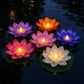 🪷 Bespaar 50%! 💡 Drijvende Lotusbloemen – Waterdicht, LED & Klaar Voor De Vijver ✨