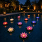🪷 Bespaar 50%! 💡 Drijvende Lotusbloemen – Waterdicht, LED & Klaar Voor De Vijver ✨