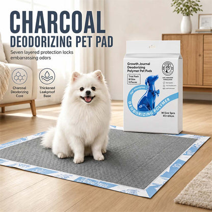 🐾🖤 Dikke Plasmatten voor Huisdieren met Actieve Kool – Snelle Absorptie & Geurcontrole