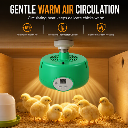 🐣 50% KORTING – Broedverwarming met Slimme Temperatuurregeling – Voor een Stabiele & Gelijkmatige Temperatuur tijdens het Uitbroeden