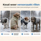 Wintergevoerde warme vacht voor honden en katten