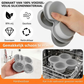 🎁 1+1 GRATIS! Siliconen Taartvorm met 4 Holtes – Antiaanbak & Vaatwasserbestendig 🍰✨