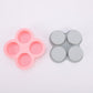 🎁 1+1 GRATIS! Siliconen Taartvorm met 4 Holtes – Antiaanbak & Vaatwasserbestendig 🍰✨
