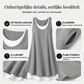 ⏰LAATSTE DAG VAN DE UITVERKOOP 50% KORTING💃Casual, loszittende, mouwloze tanktopjurk voor dames in tweedelige stijl