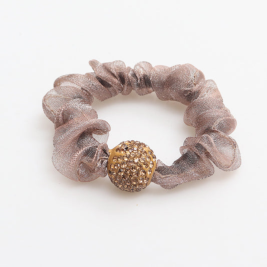 ✨ Elastische Organza Haarringen
